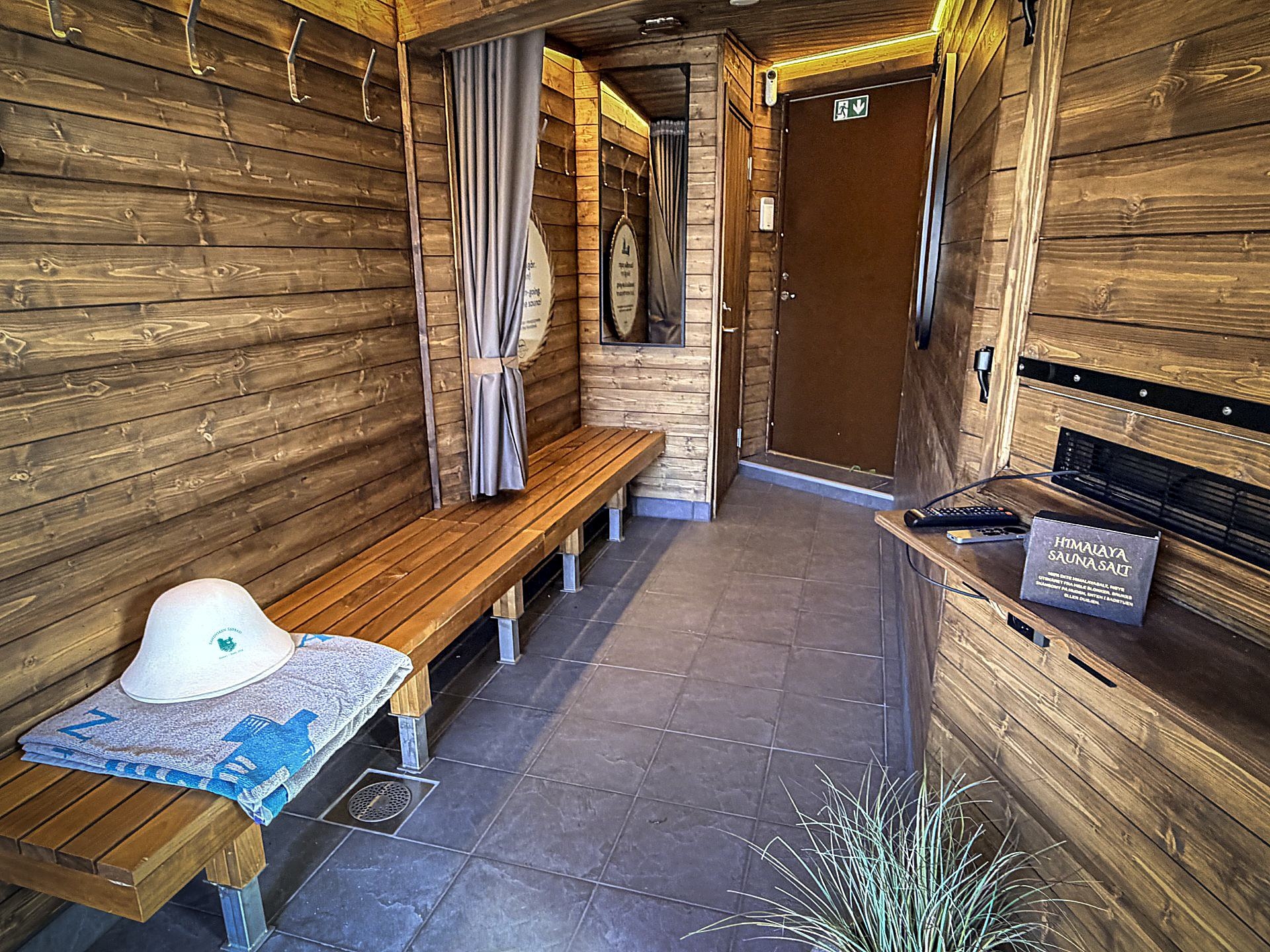 Skuret Sauna på Sandviken Sjøbad, Elsesro