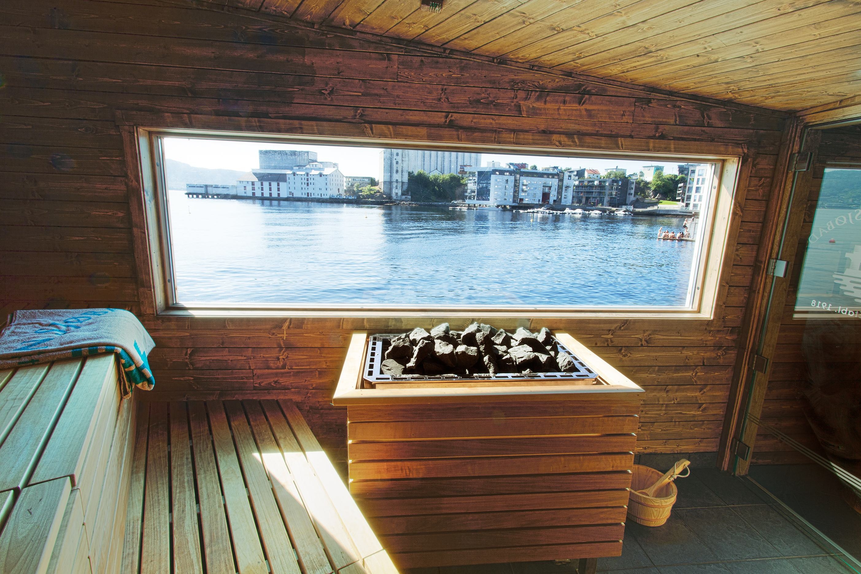Skuret Sauna på Sandviken Sjøbad, Elsesro