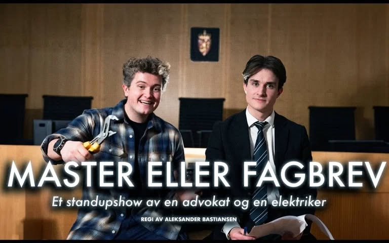 Master eller fagbrev - Et standupshow av en advokat og en elektriker