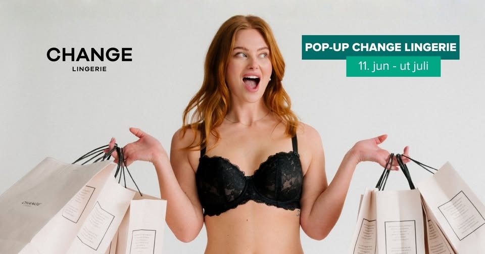 Change Lingerie pop-up på Alti Arendal