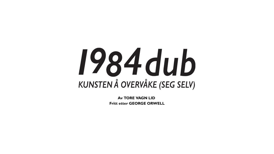 Riksteatret // 1984 dub