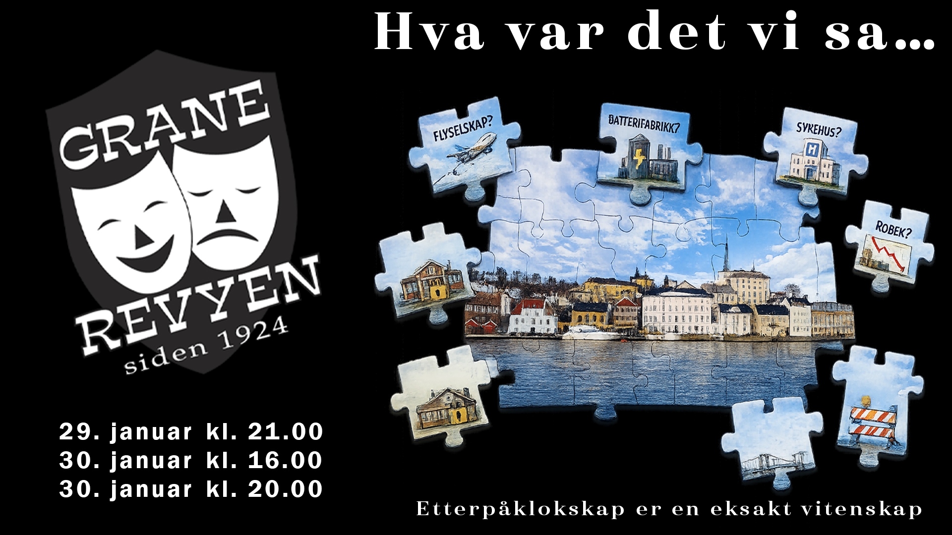 Granerevyen 2027 // Hva var det vi sa…