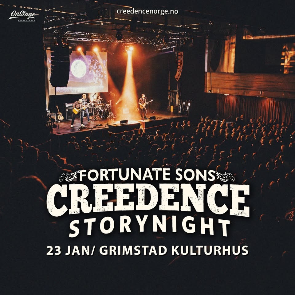 Creedence StoryNight – med Fortunate Sons / Grimstad Kulturhus / 23. jan.