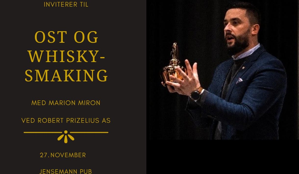 Ost og Whisky smaking med Mario Miron