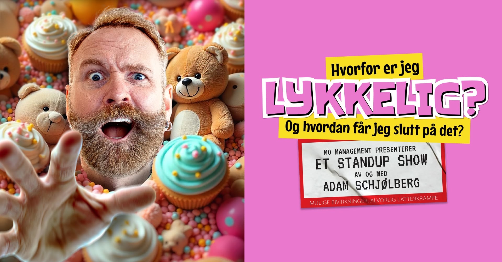 Adam Schjølberg: Hvorfor er jeg LYKKELIG? Og hvordan får jeg slutt på det?
