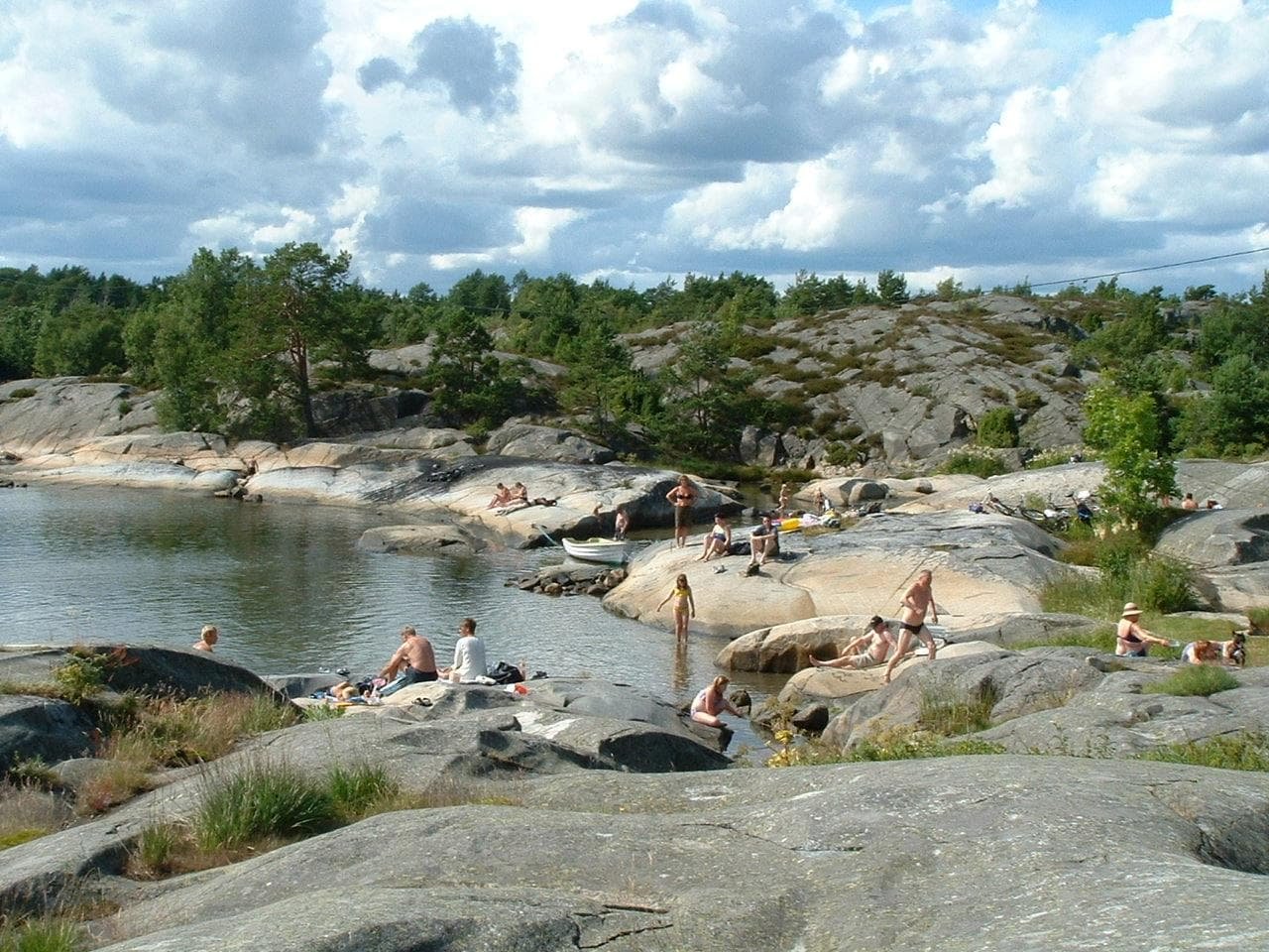 Stangnes badeplass. Photo: Kilde: Visit Kragerø / Visit Telemark. Fotograf ikke oppgitt.