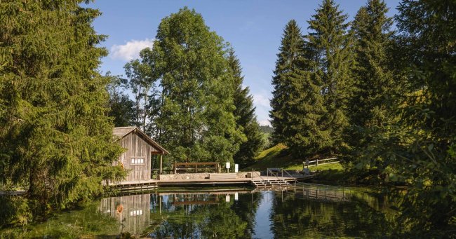 Schwandalpweiher Kneipp Spa. Photo: Yannick Röösli, UNESCO Biosphäre Entlebuch