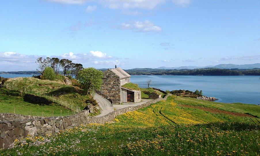 Lyngheisenteret. Photo: Foto: Nordhordland Biosfære (nordhordlandskart.no)