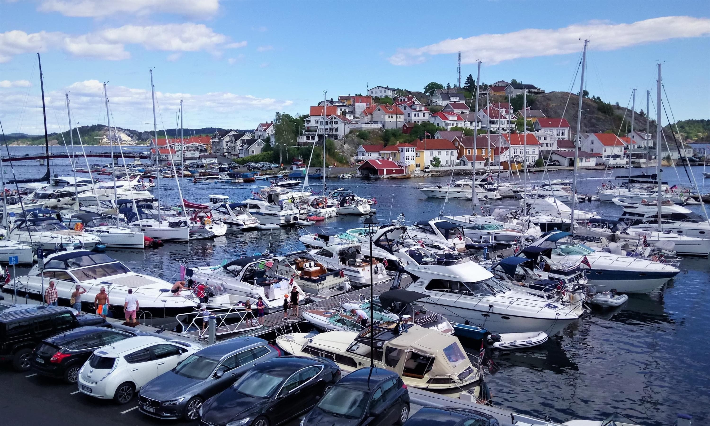 Gunnarsholmen Gjestehavn. Photo: Kilde: Visit Kragerø / Visit Telemark. Fotograf ikke oppgitt.