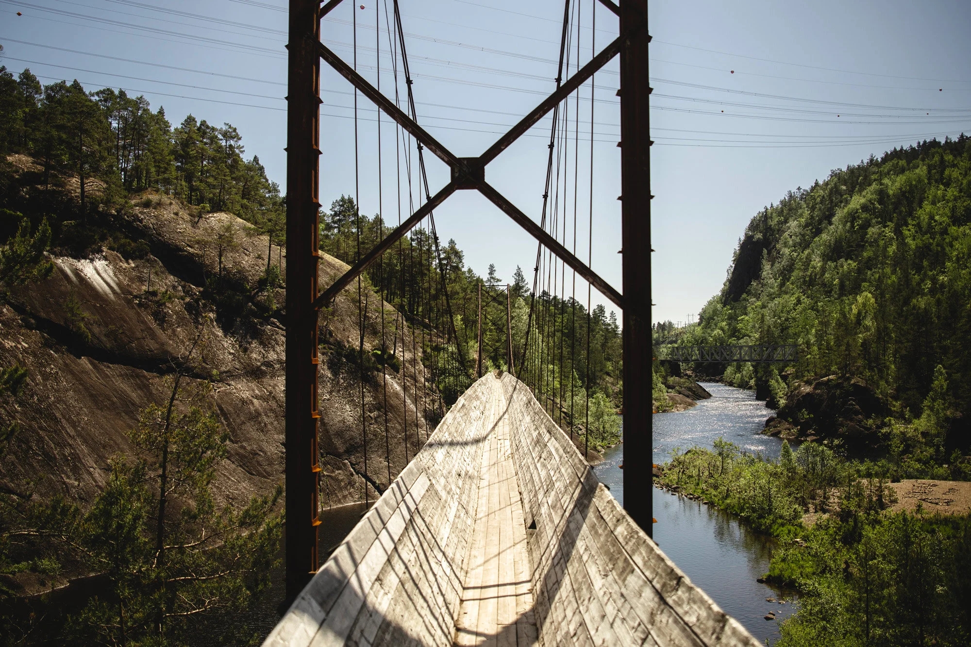 Tømmerrenna ved Steinsfossen