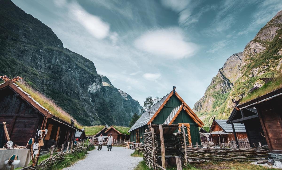 Nærøy Kulturhistorisk Anlegg / Viking Valley. Photo: Norway's Best / Viking Valley