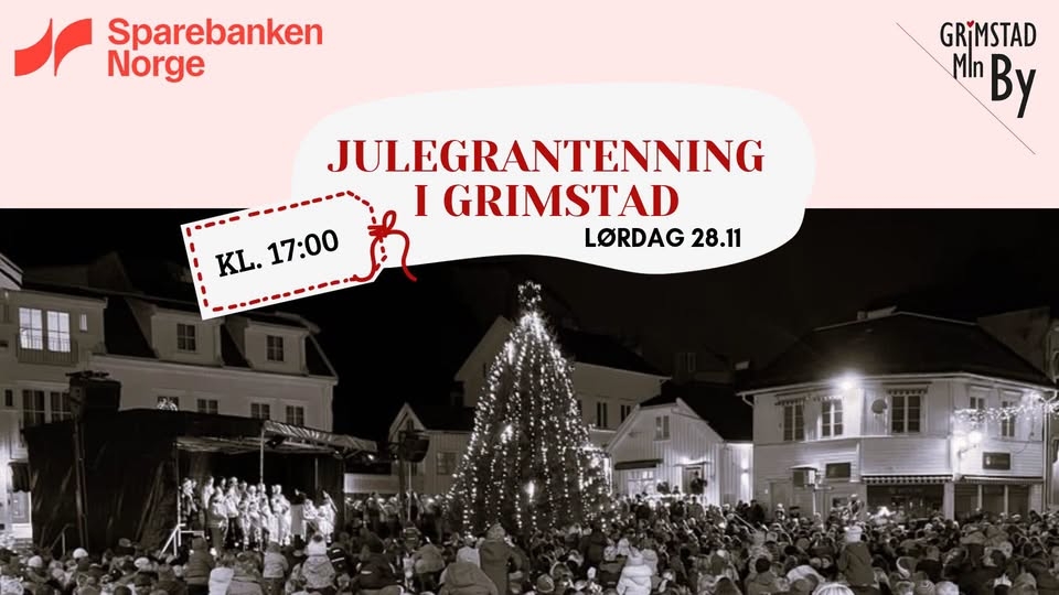Julegrantenning i Grimstad