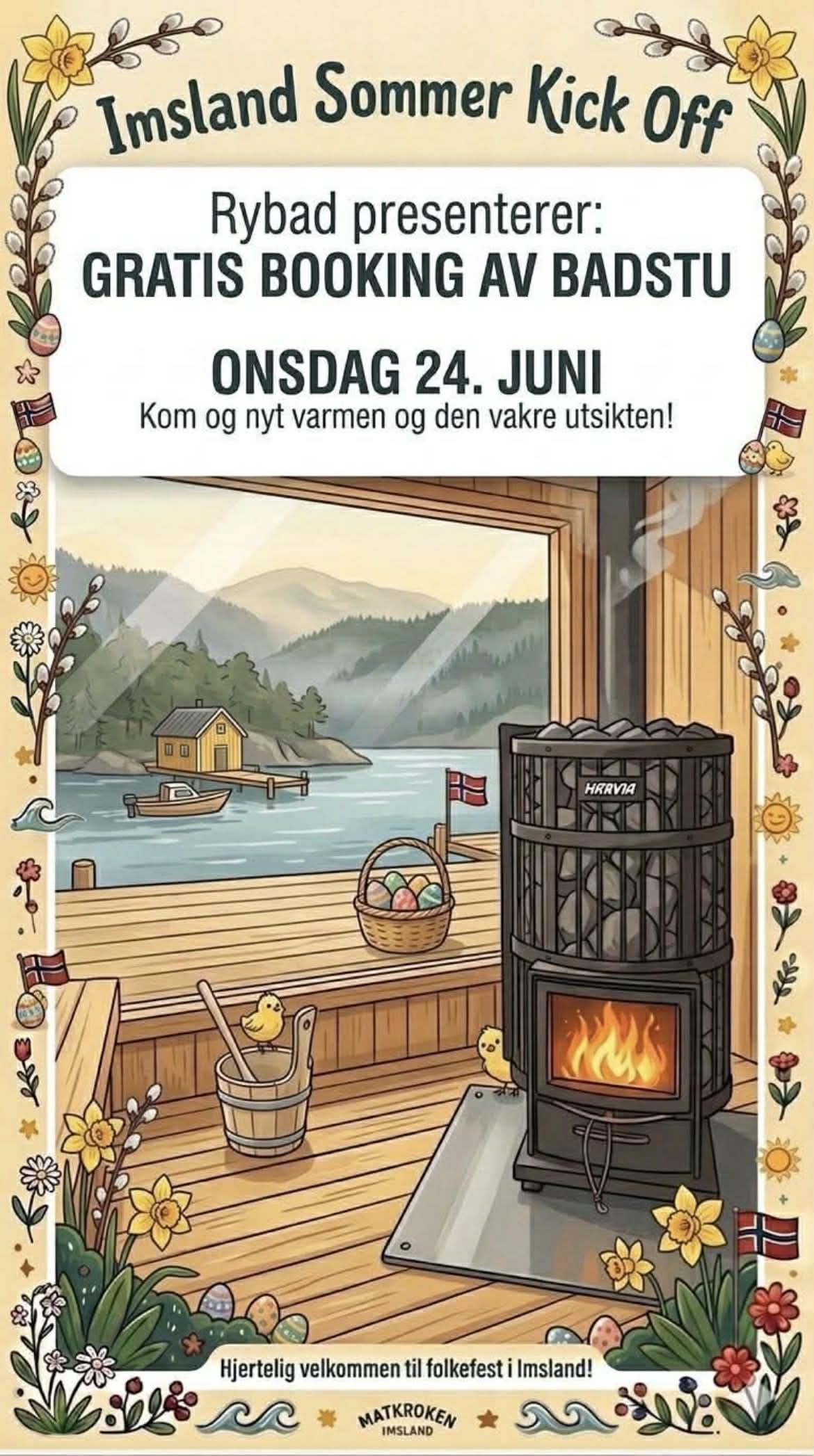 Gratis badstu - Imsland sommer kick-off