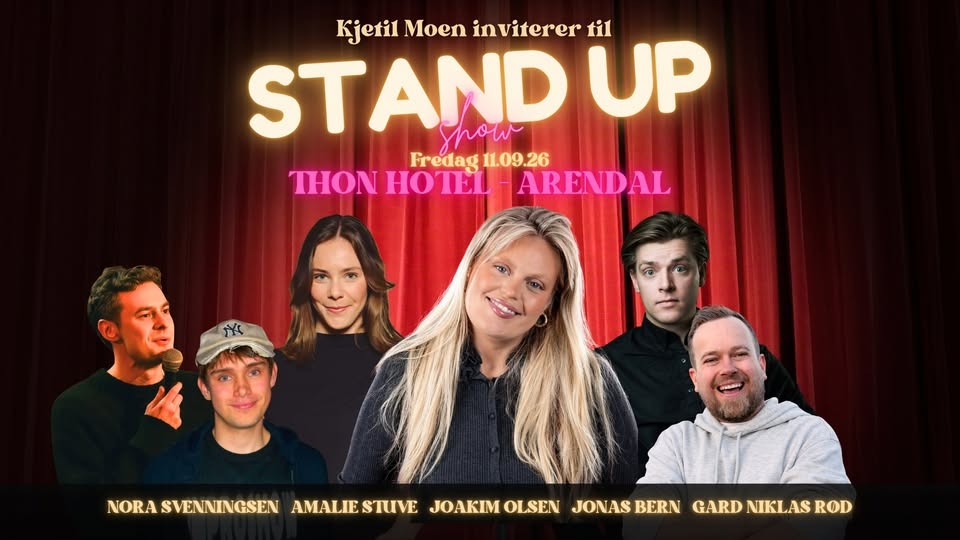 STANDUP SHOW - THON HOTEL ARENDAL - HEADLINER NORA SVENNINGSEN