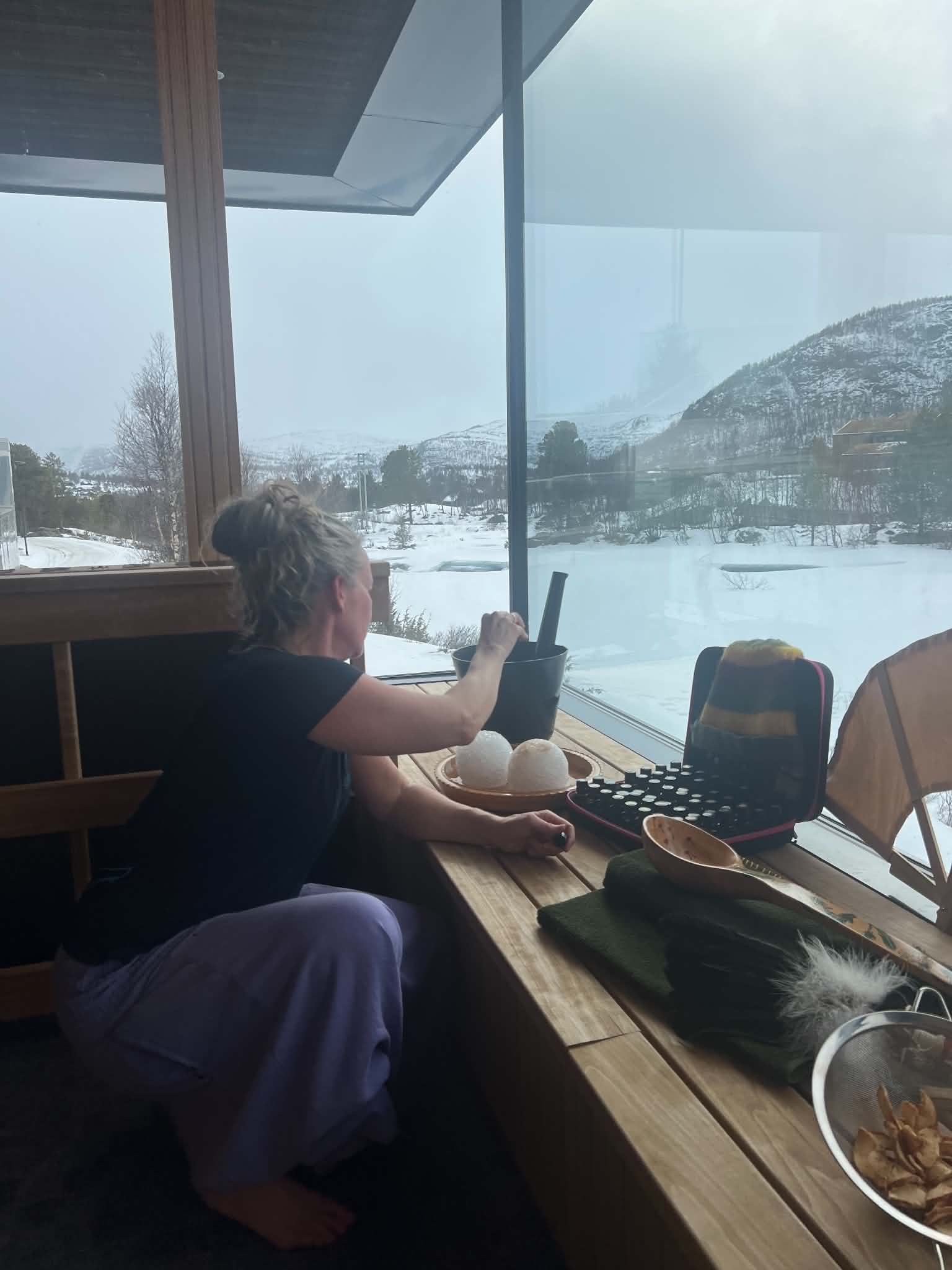 Aufguss på Hovden Fjellbad fredag 18/9