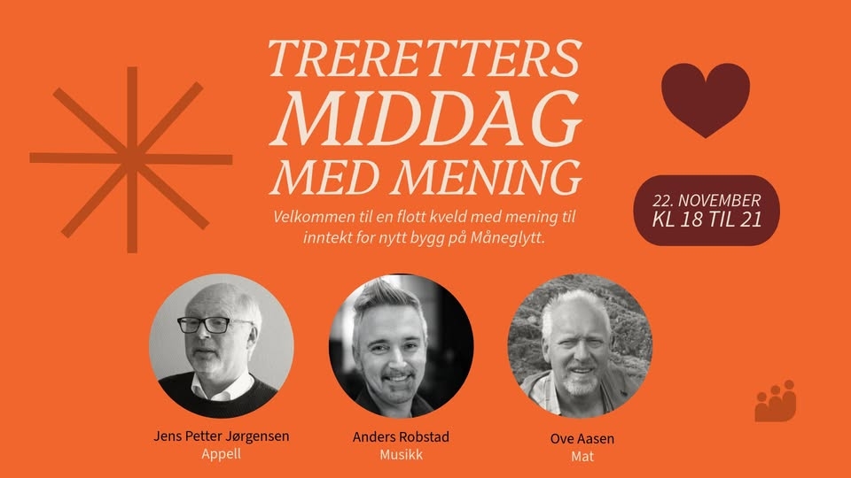 Treretters middag med mening