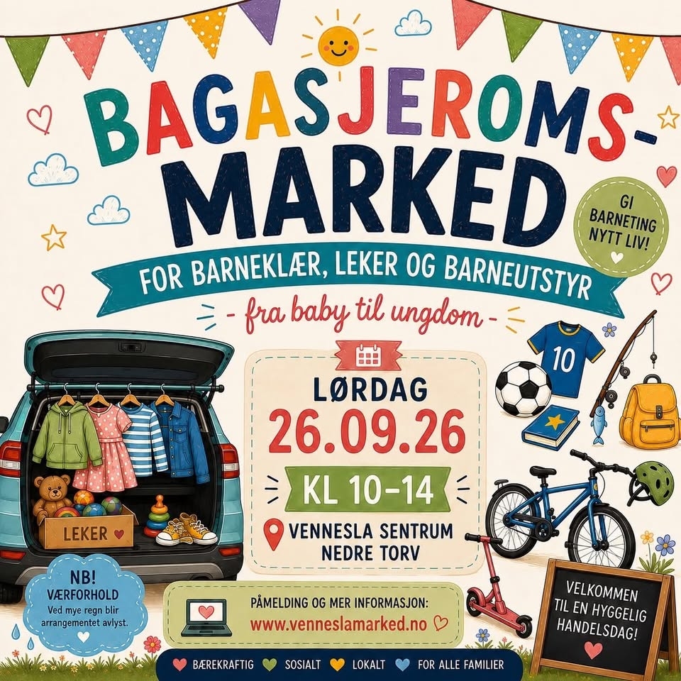 Bagasjeromsmarked i Vennesla