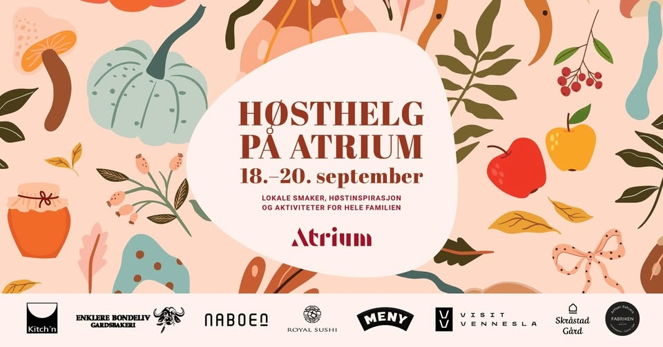 Høsthelg på Atrium 🍂 Smaken av Vennesla