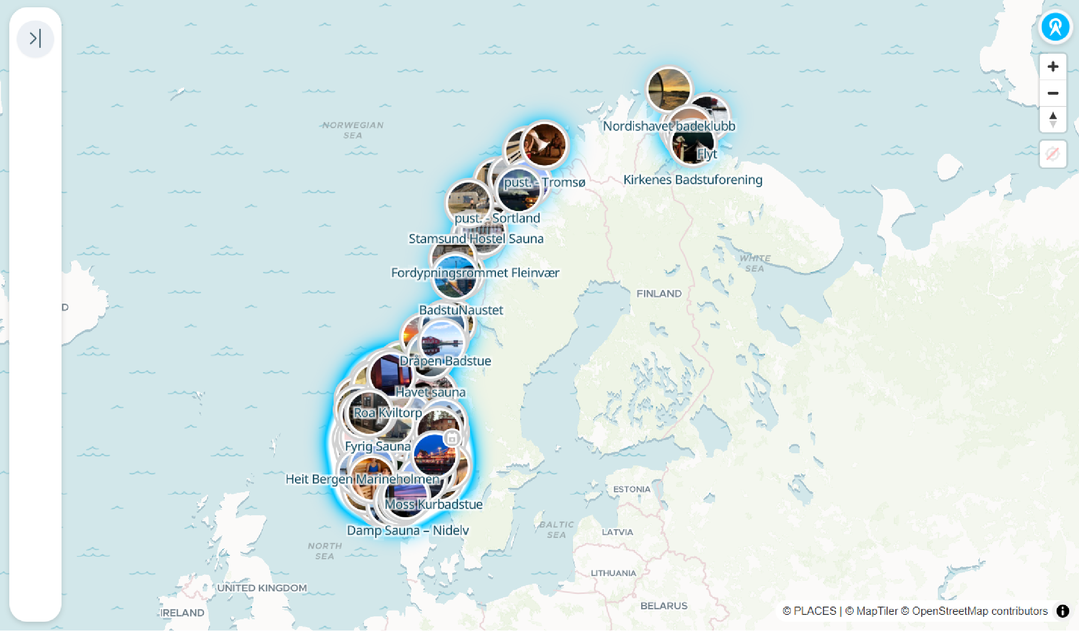 Panel closed preview